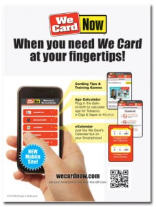 WE Card Promotional Smartphone Material
